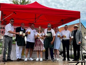 Fassanstich beim Vollmaringer Dorffest 2022